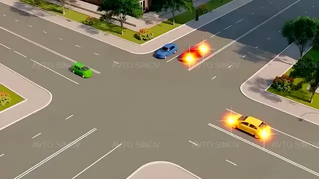 Avtomobiller kesilispesin tómendegi tártipte kesip ótedi: